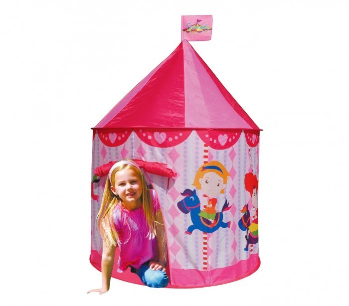 Tente de jardin Enfant- Manége / 105 x 125cm - Rose- LINE GIGIOCHI