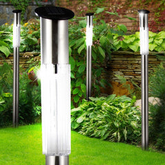 8 pcs Lampe LED H70 Step Light 1W Éclairage de jardin à énergie solaire