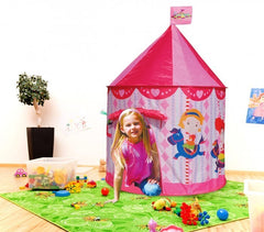 Tente de jardin Enfant- Manége / 105 x 125cm - Rose- LINE GIGIOCHI