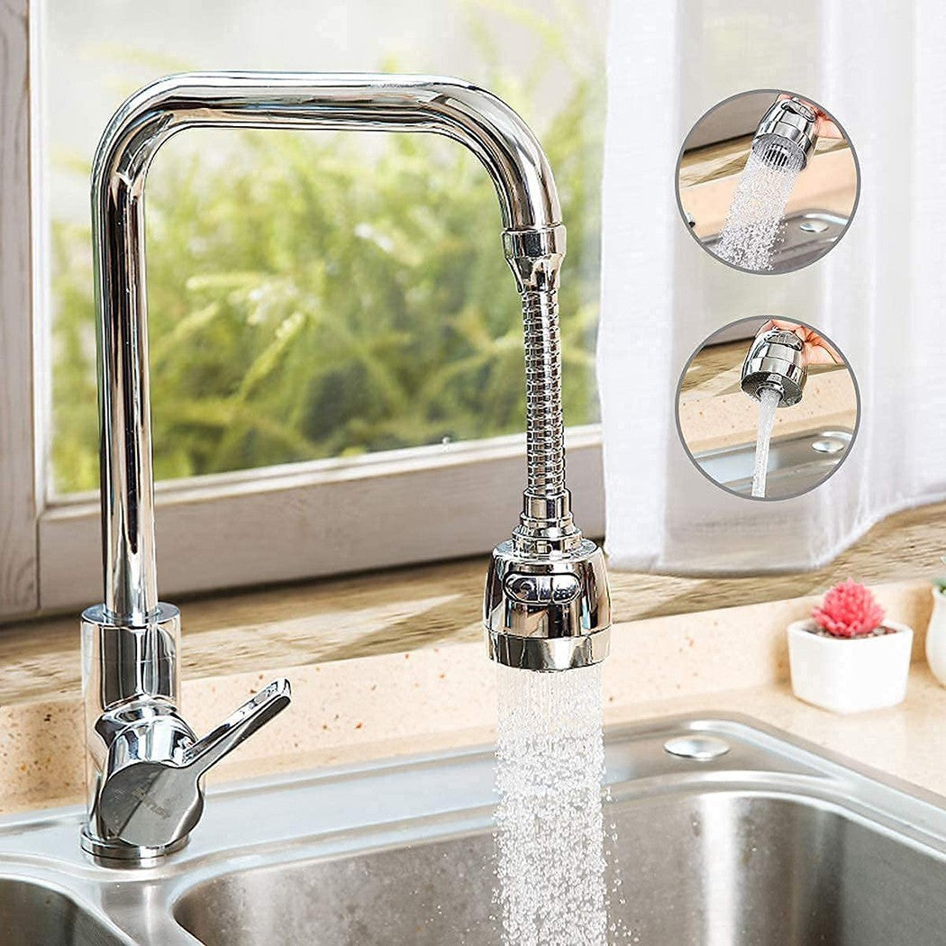Kit de bec de robinet flexible de cuisine 2pcs bec pivotant à 360 °