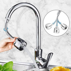 Kit de bec de robinet flexible de cuisine 2pcs bec pivotant à 360 °