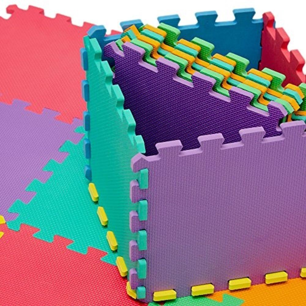 CIGIOKI tapis de jeu de puzzle coloré modulaire 40 pcs 30X30 cm mousse eva