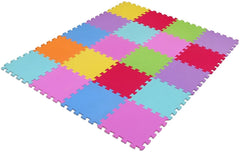 CIGIOKI tapis de jeu de puzzle coloré modulaire 50 pcs 30X30 cm mousse eva