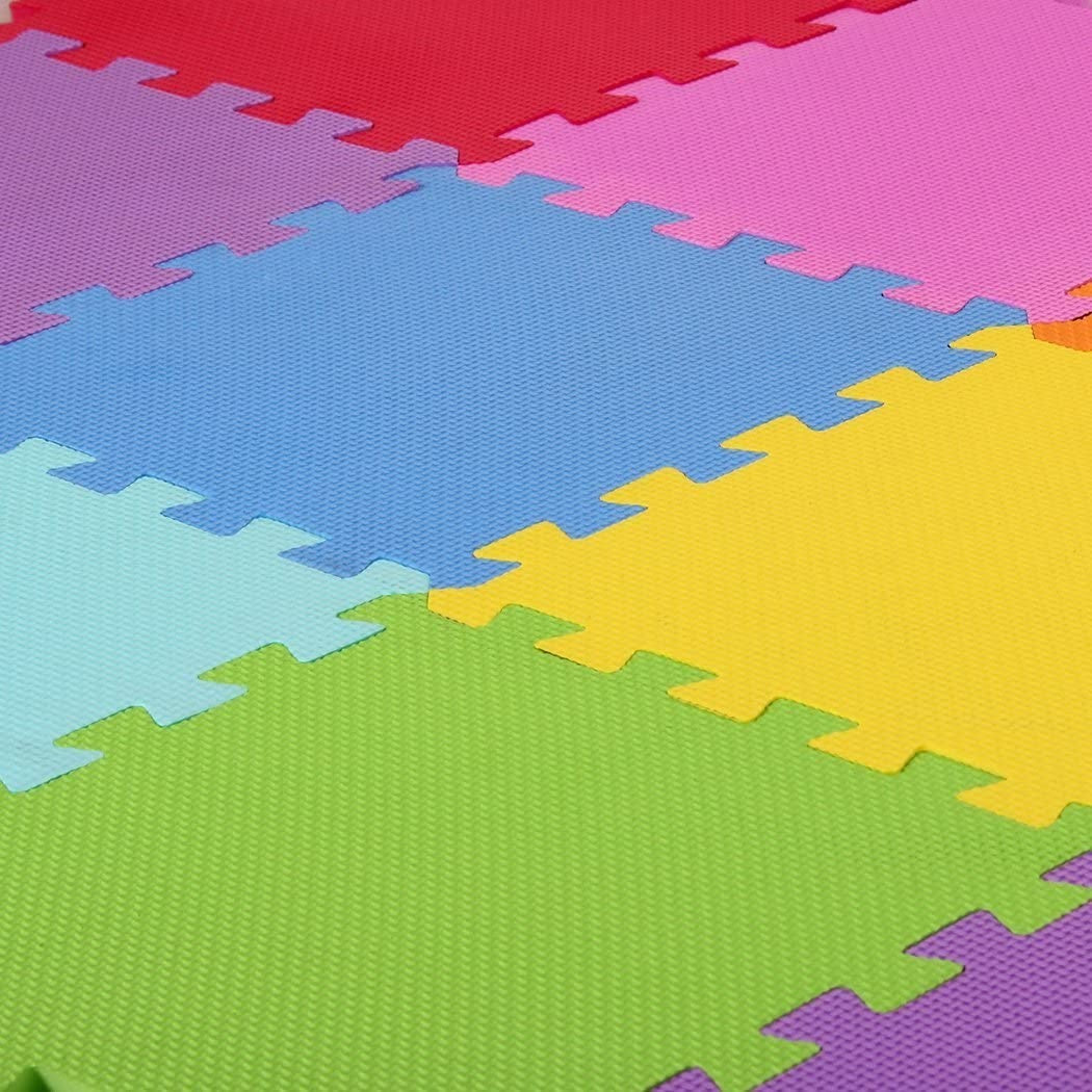 CIGIOKI tapis de jeu de puzzle coloré modulaire 50 pcs 30X30 cm mousse eva