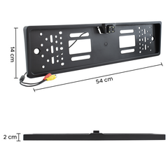 400463 Support plaque d'immatriculation avec caméra 4 LED pour caméra de recul