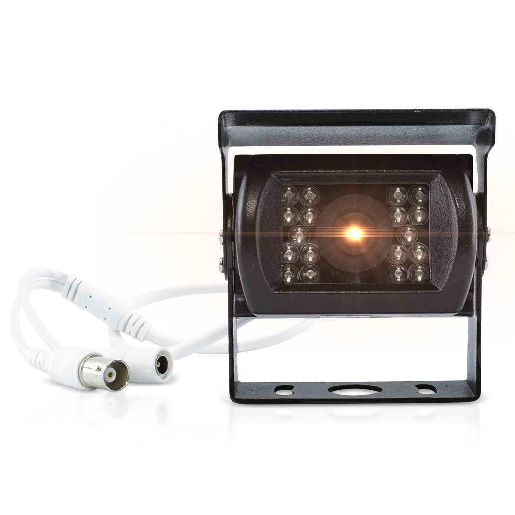 Caméra de recul pour fourgons et camping-cars 18 leds infrarouges