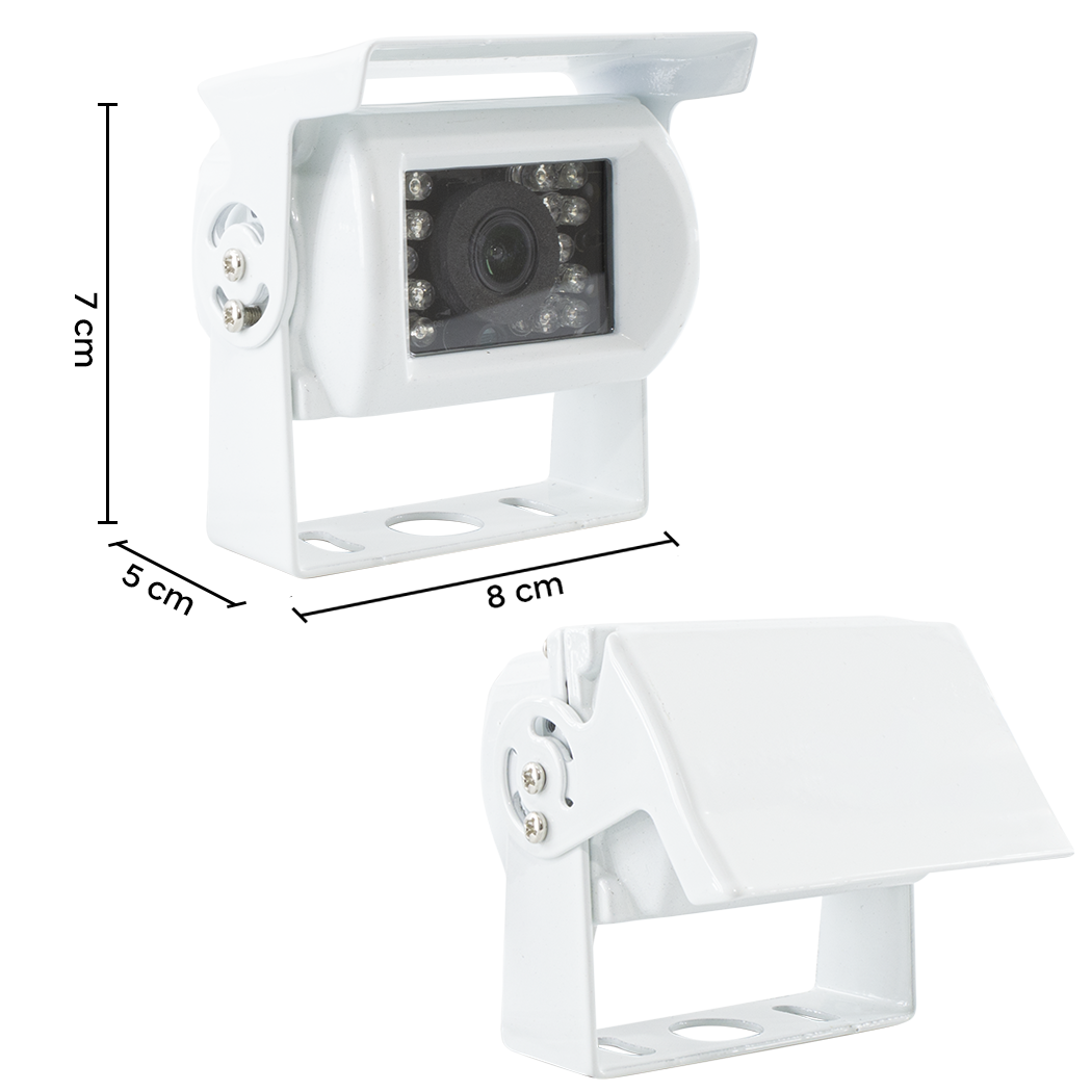Caméra de recul pour fourgons et camping-cars 18 leds infrarouges