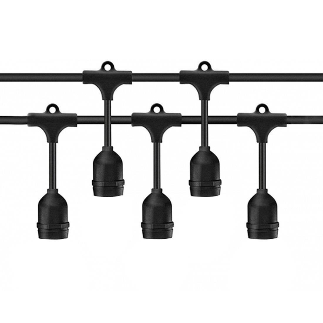 Guirlande lumineuse LED 10 mètres pour éclairage décoratif avec 10 ampoules
