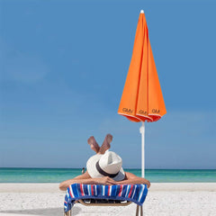 Parasol de plage Gian Marco Venturi 543702 avec mât central 180 cm