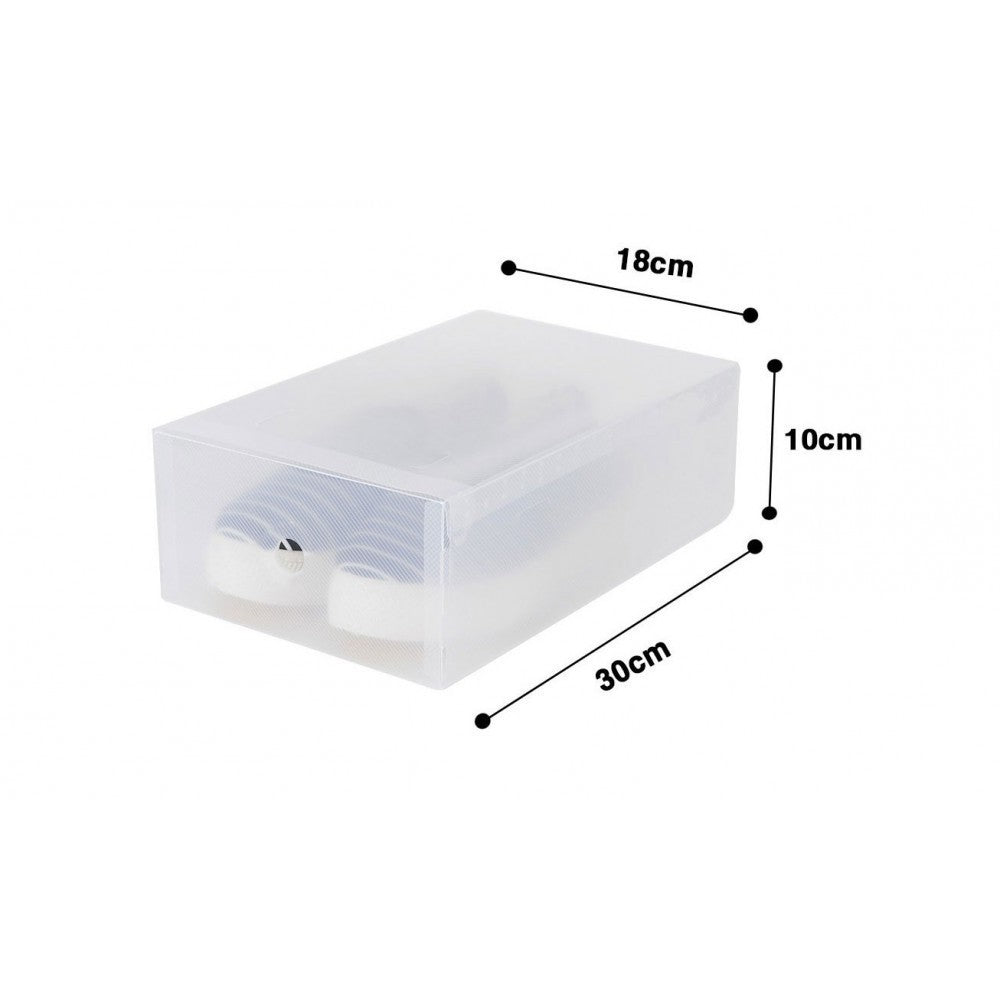 20 pièces organisateur de boîte de rangement transparent pour économiser espace