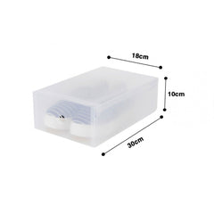 20 pièces organisateur de boîte de rangement transparent pour économiser espace