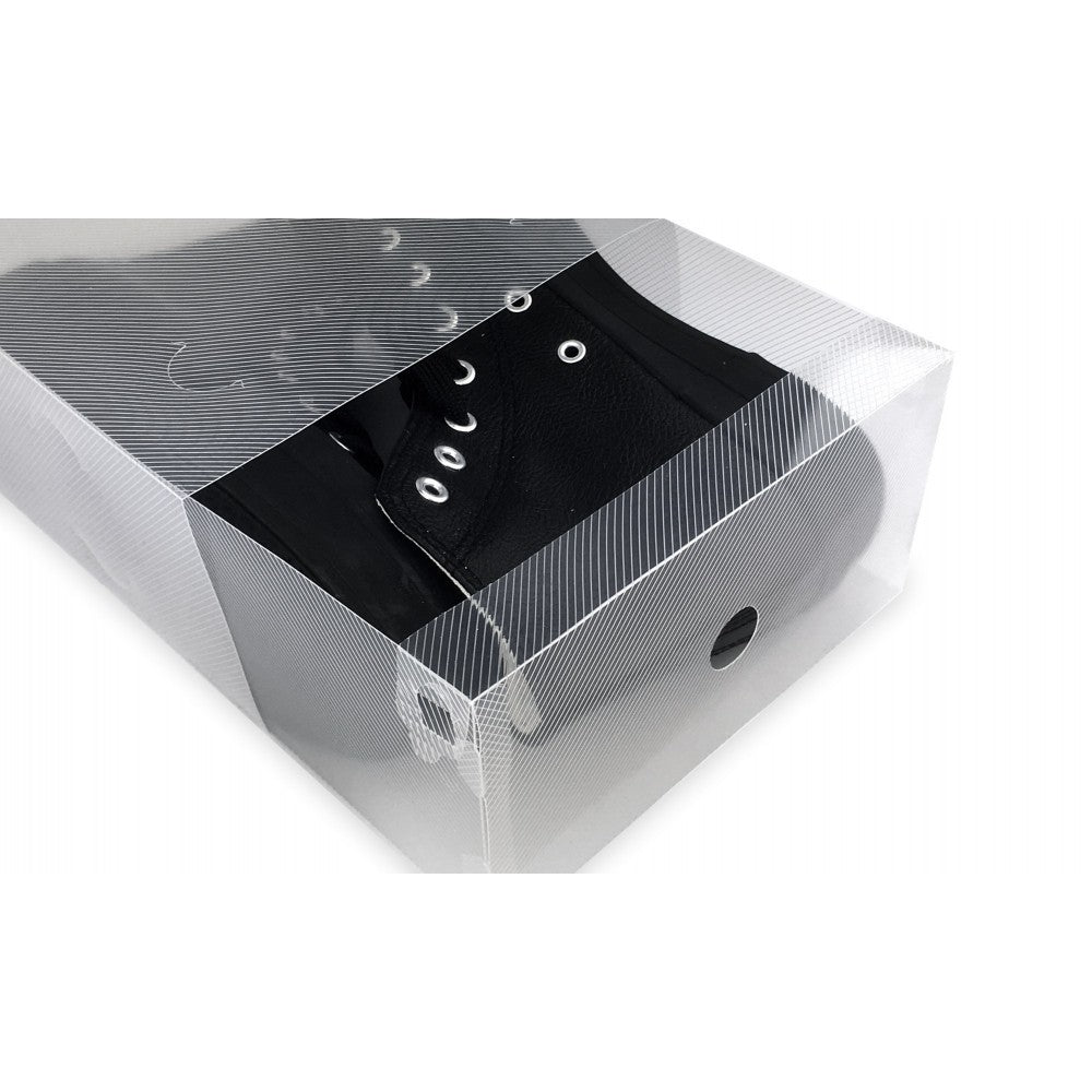 10 pièces organisateur de boîte de rangement transparent pour économiser espace