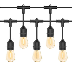 Guirlande lumineuse LED 10m avec 10 ampoules à environnement chaud l'extérieur