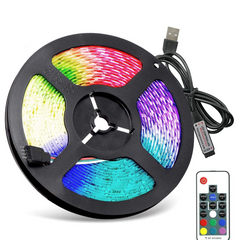 Bande lumineuse TV LED USB RVB avec télécommande pour rétroéclairage