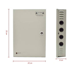 216043 Alimentation stabilisée en coffret 12V 25A 8CH Switching Power Box