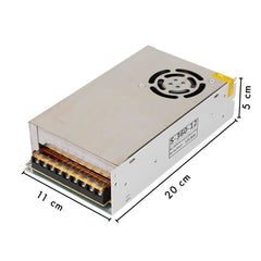 220138 Alimentation stabilisée 12V 30A 400W Transformateur de tension