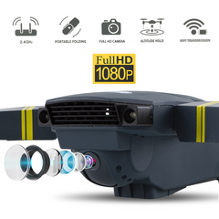 Drone pliable 1080P HD Mini Quadcopter avec caméra Wifi et télécommande