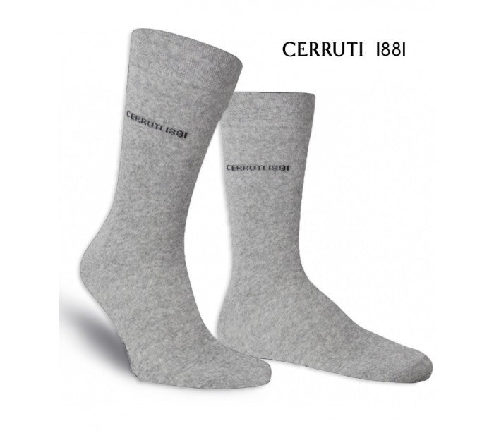 Pack 3 paires de chaussettes longues - CERRUTI 1881 coton et coutures fines