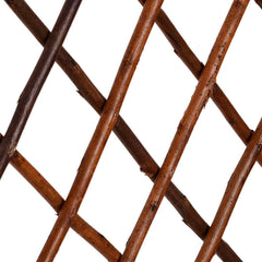 Clôture en bois extensible de 35 à 262 cm treillis décoratif pour plantes