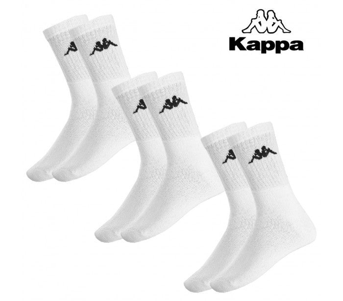 Pack 3 paires de chaussettes longues - KAPPA 302S1L - coton et coutures fines