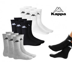 Pack 3 paires de chaussettes longues - KAPPA 302S1L - coton et coutures fines