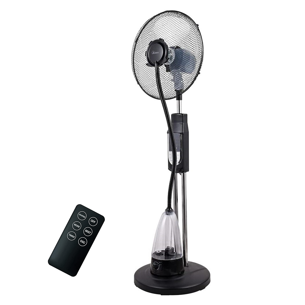 Ventilateur de sol oscillant 3 Pales 2lt 70W Nébuliseur avec minuterie 130H