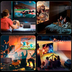 Projecteur vidéo portable haute définition 1080P HDMI Media Player HD