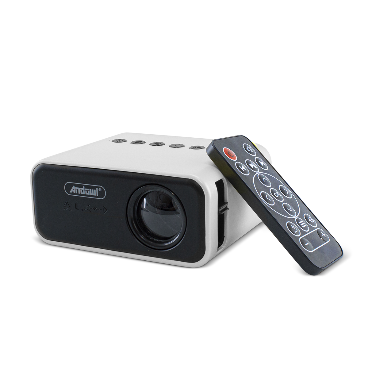 Mini projecteur LED Ultra HD 1080P pour smartphone avec télécommande