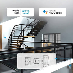 4pcs SONOFF DUAL MINI R3 2-Gang 2-Way Smart Light Switch