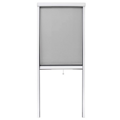 Moustiquaire enroulable et rétractable pour fenêtre et balcon 60X150cm Kit DIY