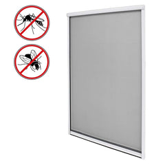 Moustiquaire enroulable et rétractable pour fenêtre et balcon 60X150cm Kit DIY