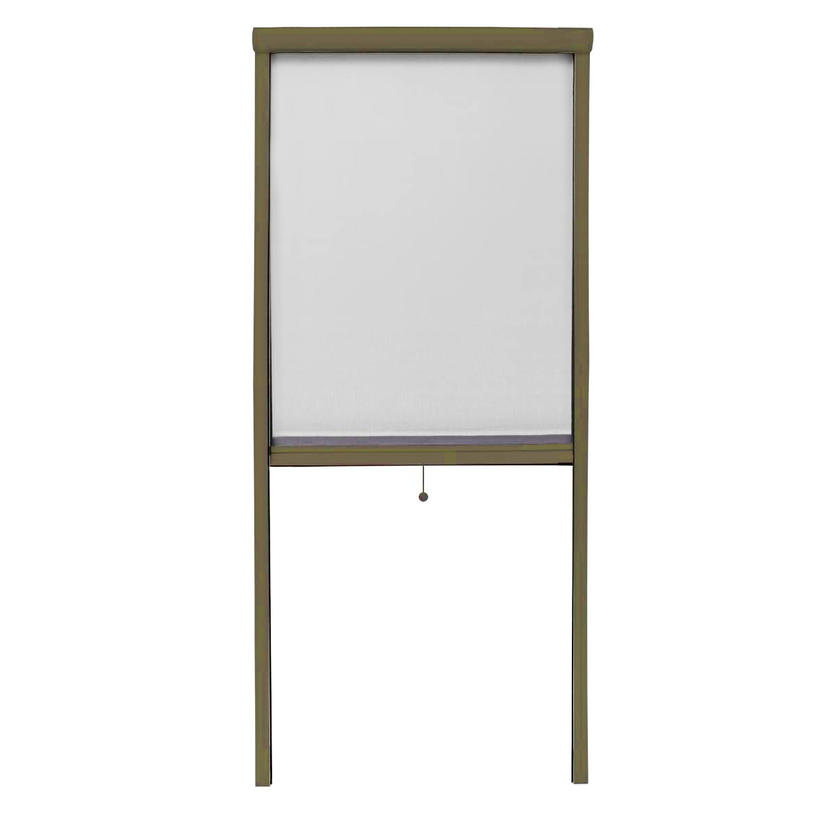 Moustiquaire enroulable et rétractable pour fenêtre et balcon 60X150cm Kit DIY