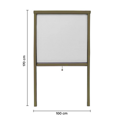 Moustiquaire enroulable rétractable pour fenêtre et balcon 100X170cm Bricolage