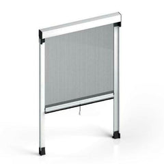 Moustiquaire Enroulable Rétractable pour Fenêtre et Balcon 80X170cm Bricolage