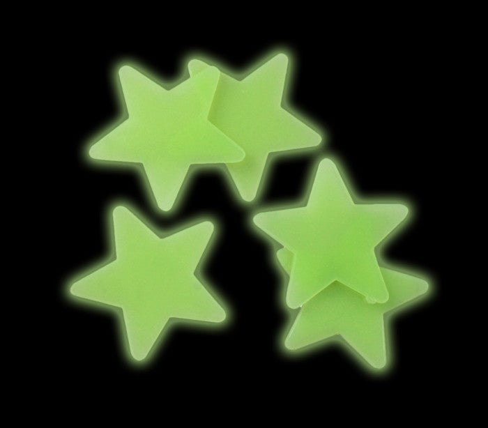 Pack de 24 pièces - étoiles, planètes et lune - adhésifs fluorescent -Decoration