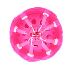 54544 Bougie musicale 4 pz en forme fleur avec effets sonores et rotatif ROSE