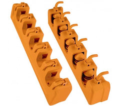 Support mural pour balais et ustensiles (pour 11 accessoires) - Gain de place