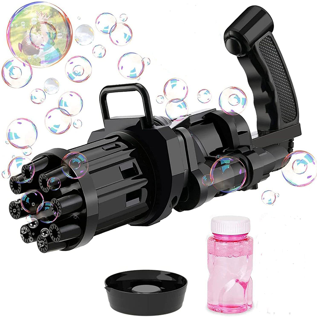 Machine automatique de tir à bulles à piles avec pistolet à bulles