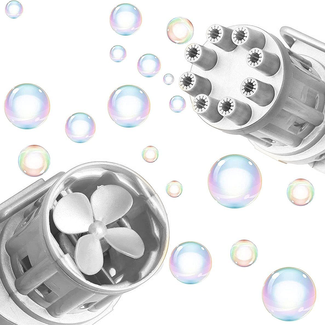 Machine automatique de tir à bulles à piles avec pistolet à bulles