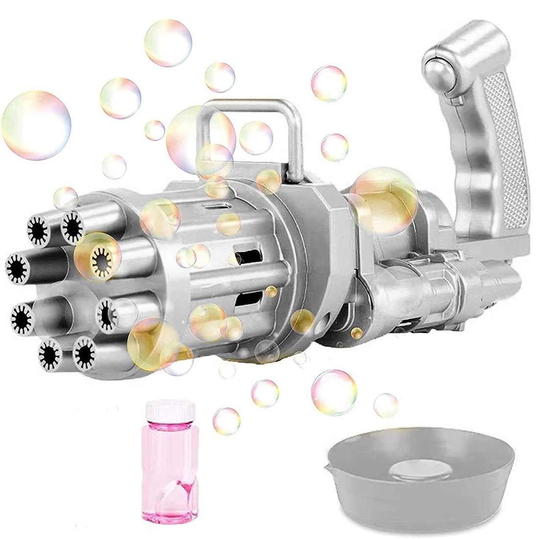 Machine automatique de tir à bulles à piles avec pistolet à bulles
