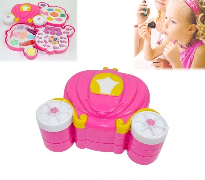 Trousse de maquillage pour fille en forme de Carrosse - Jouet - Imitation