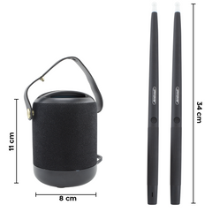 Electronic Air Drums 181839 Kit de batterie somatosensorielle avec capteurs pied