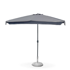 Parasol rond SOLARA poteau central et 6 baleines 2,7 m Salon de Jardin