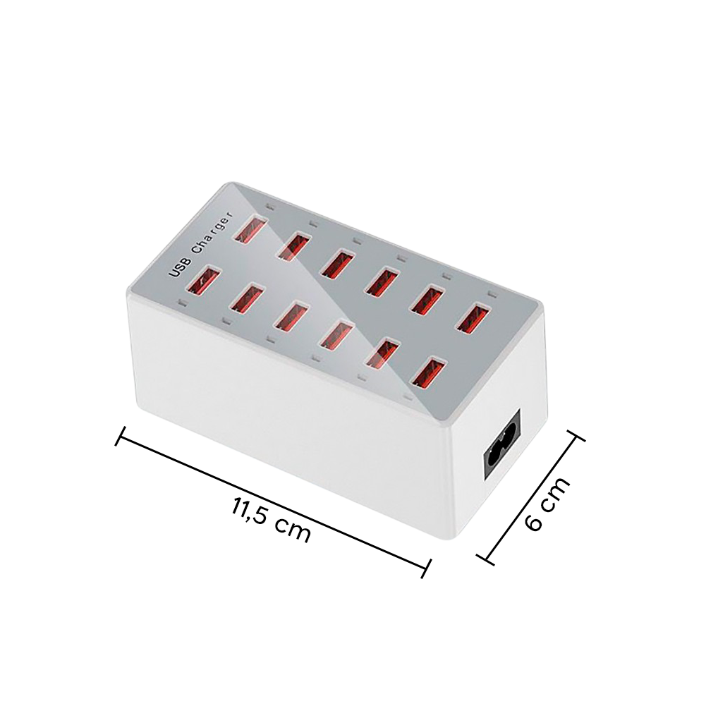 Station de charge multiple rapide 615493 Chargeur USB 12 ports 60 W
