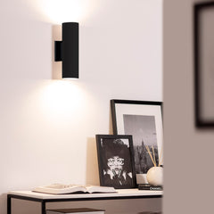 Applique murale LED 870182 Lampe d'extérieur au design moderne en aluminium noir