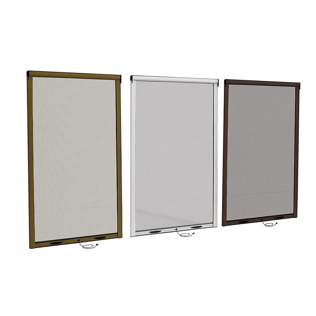 Moustiquaire Enroulable Fenêtre 150X250cm Kit de Bricolage Réductible Coulissant