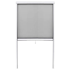 Moustiquaire Enroulable Fenêtre 150X250cm Kit de Bricolage Réductible Coulissant
