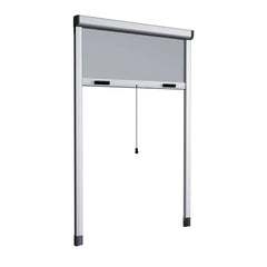Moustiquaire Enroulable Fenêtre 150X250cm Kit de Bricolage Réductible Coulissant