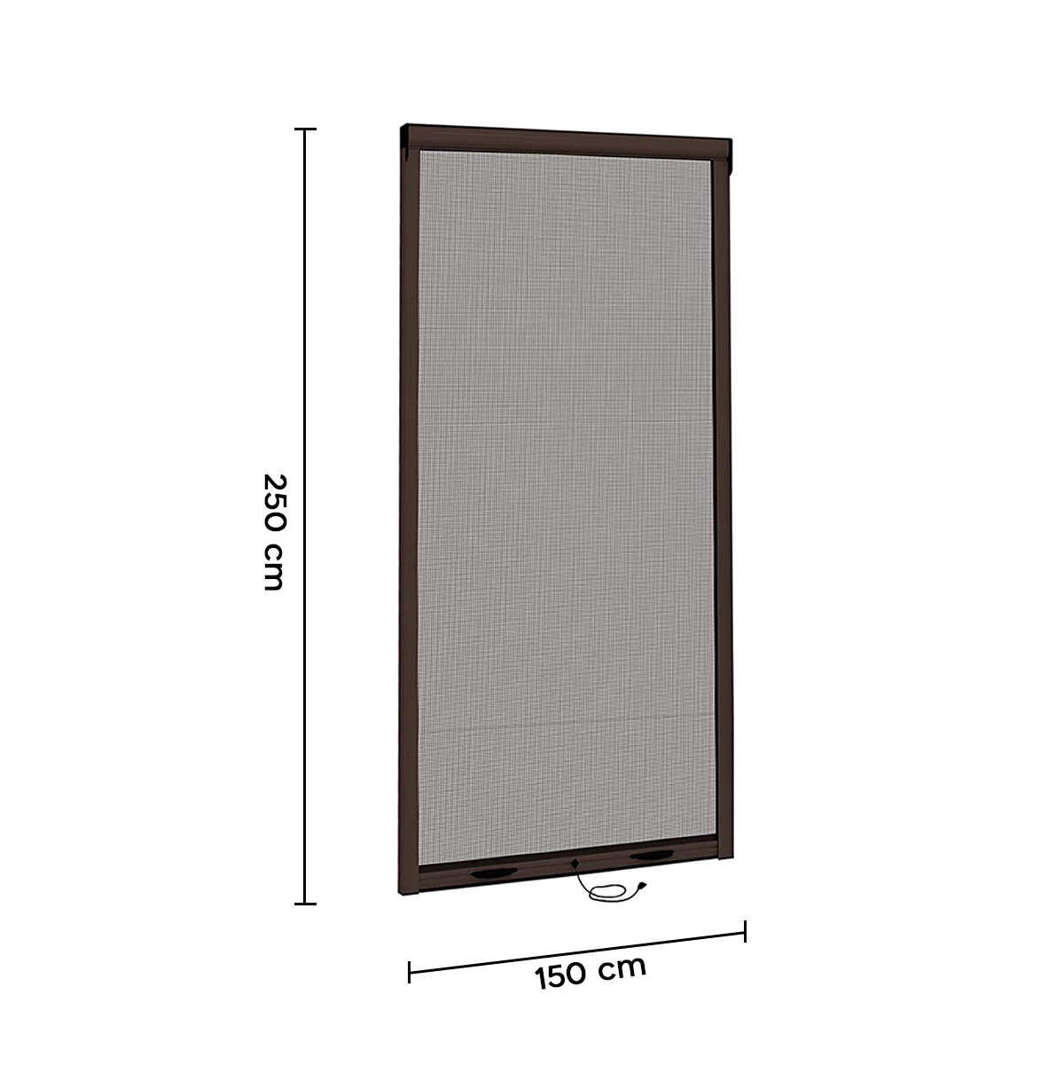 Moustiquaire Enroulable Fenêtre 150X250cm Kit de Bricolage Réductible Coulissant
