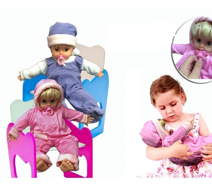Poupée Babydoll - rose ou bleu - jouet et jeu d'enfant - LINE CIGIOKI 